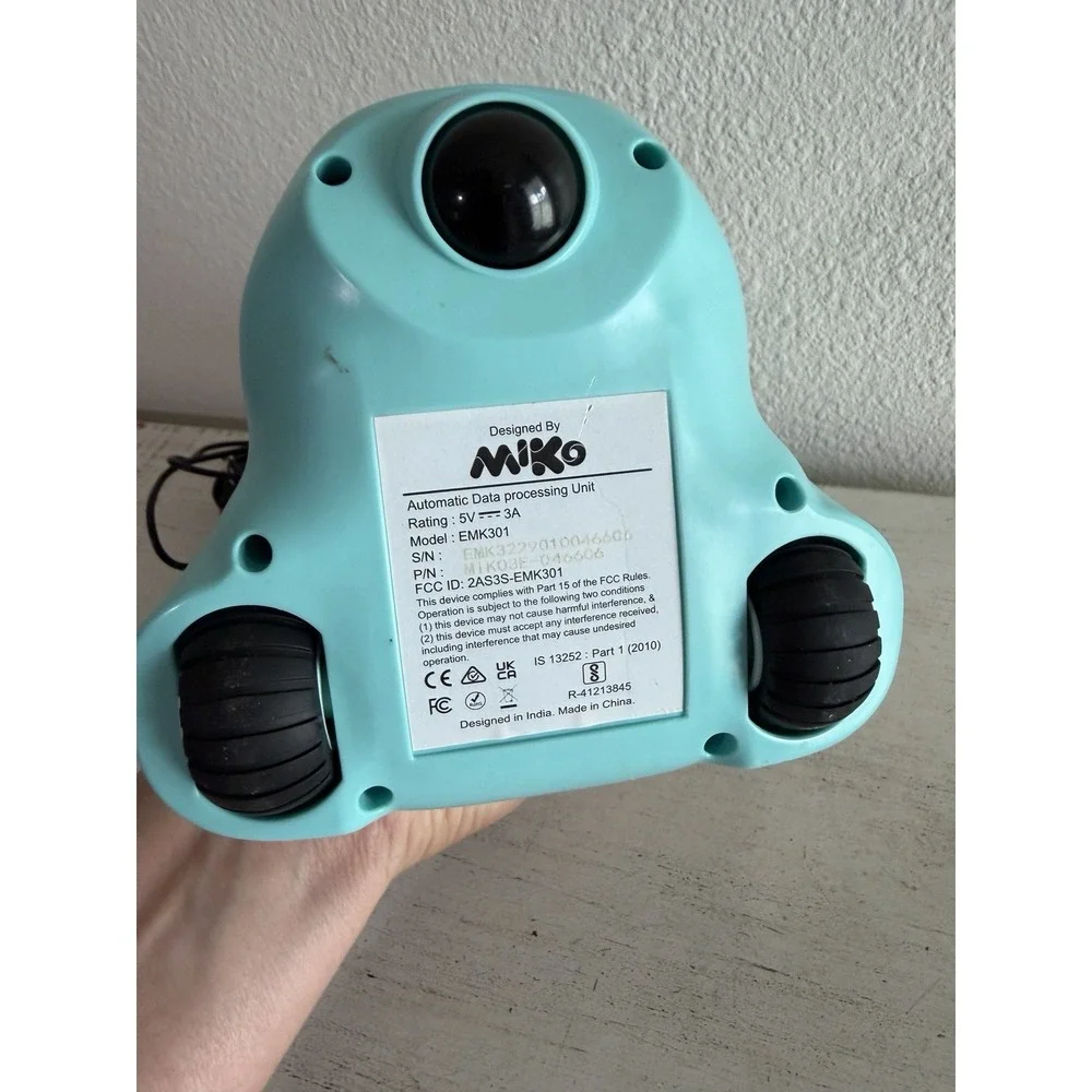 MIKO 3 Interactive Robot AI-Powered Smart Robot Model #EMK301 Touchscreen TESTED